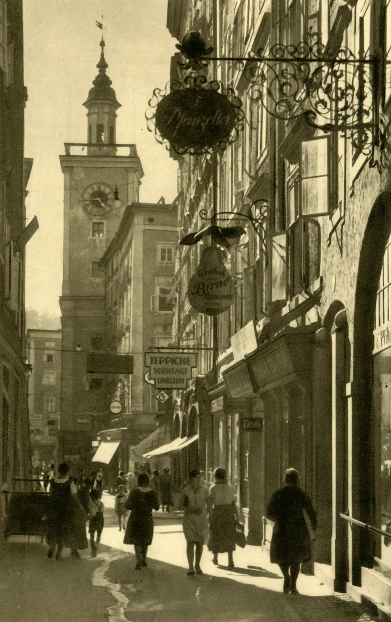 Judengasse，奥地利萨尔茨堡，c1935年。 作者 不明
