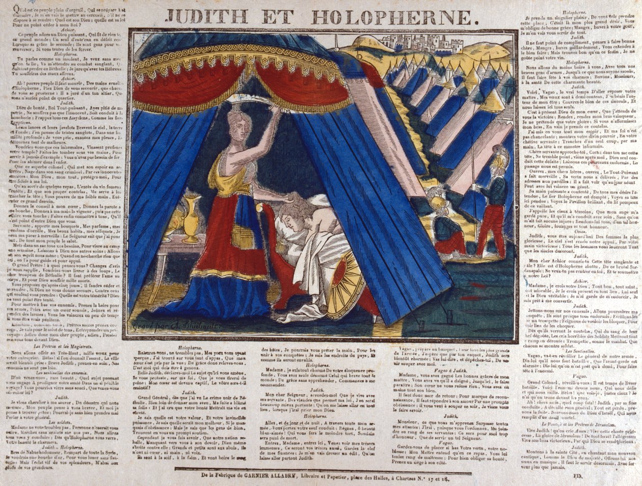 朱迪思（Judith）杀死亚述将军霍洛弗涅斯（Holofernes），19世纪 作者 不明