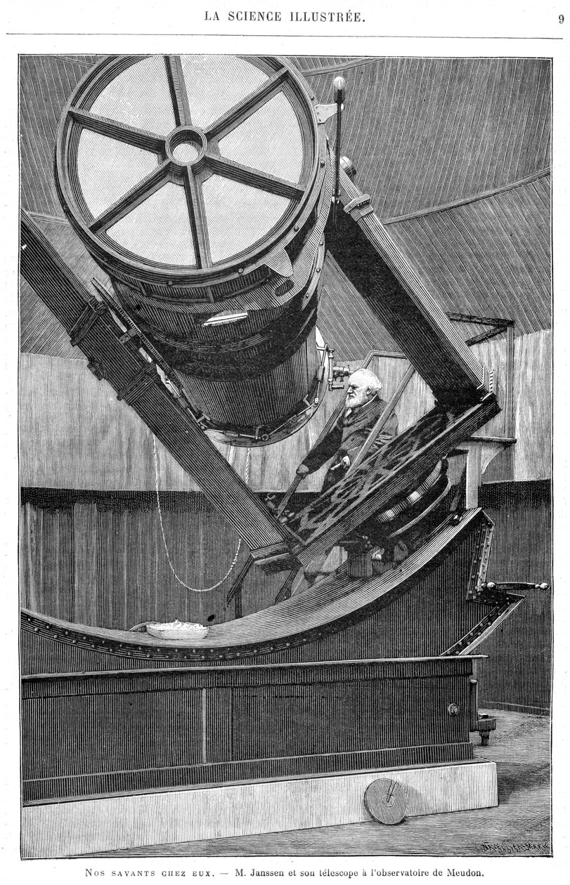 朱尔斯·皮埃尔·塞萨尔·詹森（Jules Pierre Cesar Janssen），法国天文学家，1893年 作者 不明
