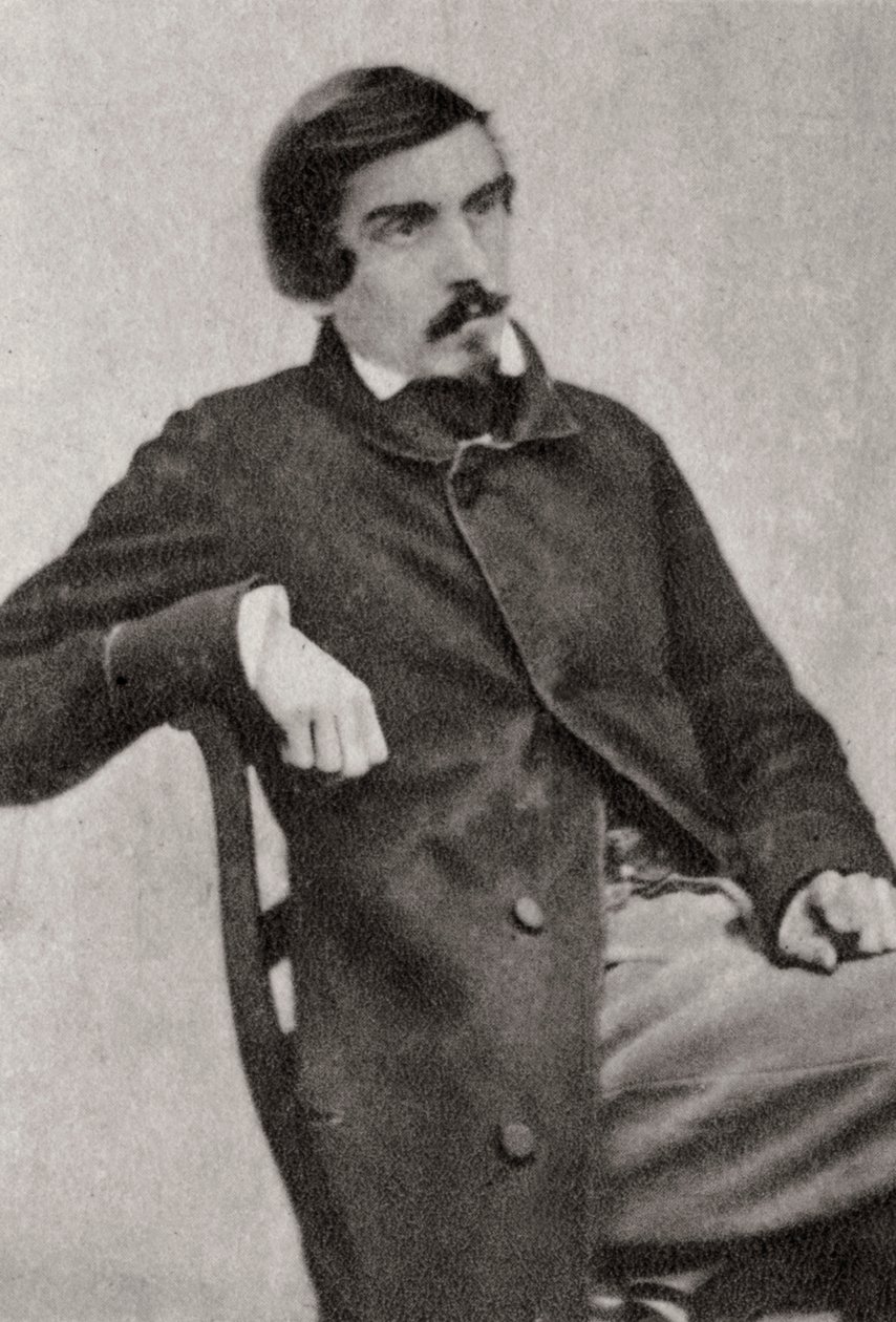 朱尔斯·德·冈古特（Jules de Goncourt），法国作家，1868年 作者 不明
