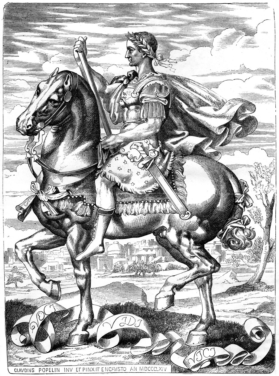 朱利叶斯·凯撒（Julius Caesar），罗马将军和政治家，公元前1世纪1882-1884年 作者 不明