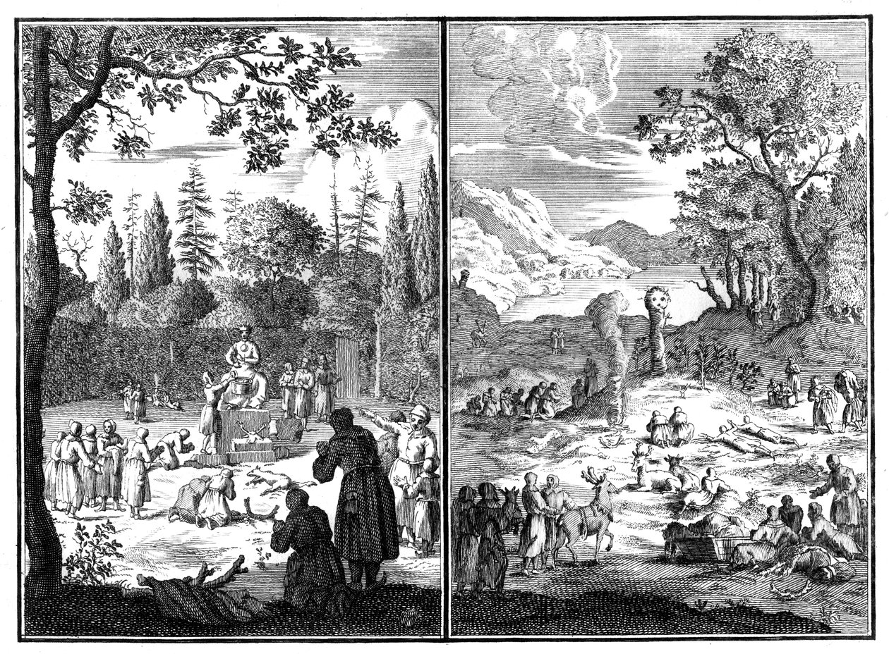 朱玛拉（Wumku-Accha）。拉普兰神ity，1727-1738年 作者 不明