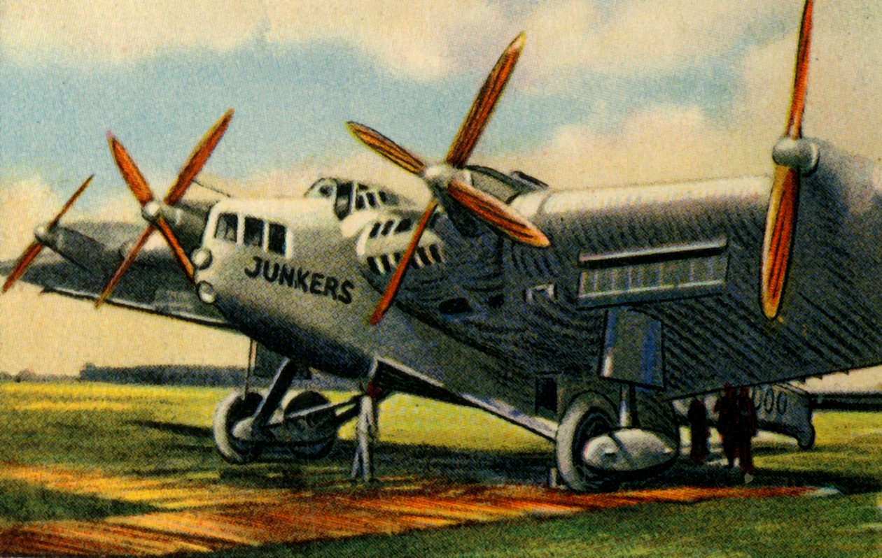 容克斯G.38飞机，1920年代，1932年。 作者 不明