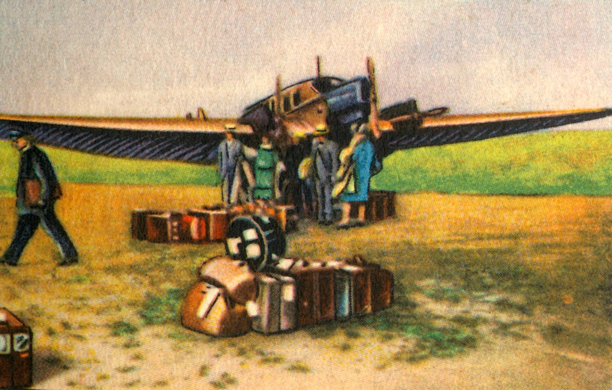 1932年，1920年代，Junkers G 24 L客机。 作者 不明