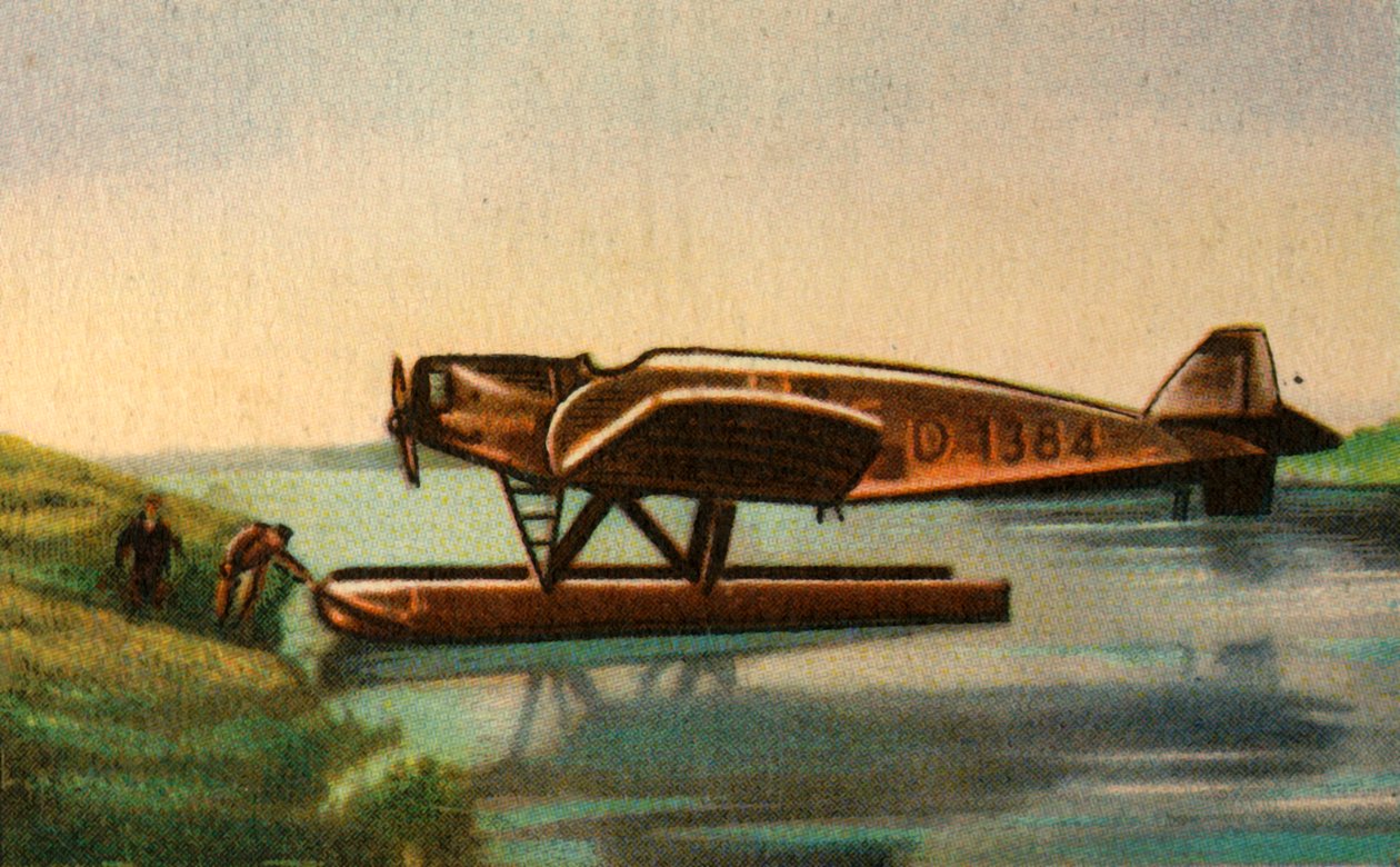 琼克斯W 33w水上飞机，1920年代，1932年。 作者 不明