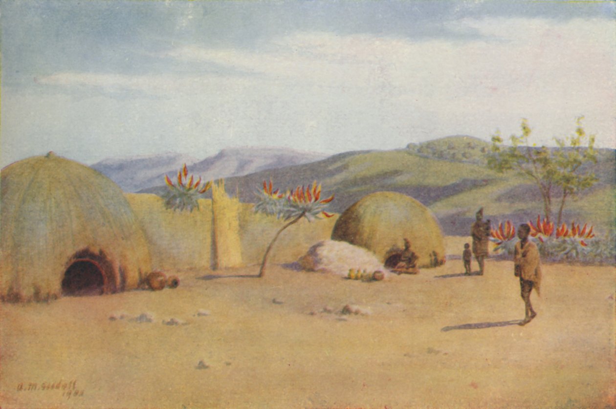 卡菲尔·克拉尔（Kaffir Kraal），1924年 作者 不明