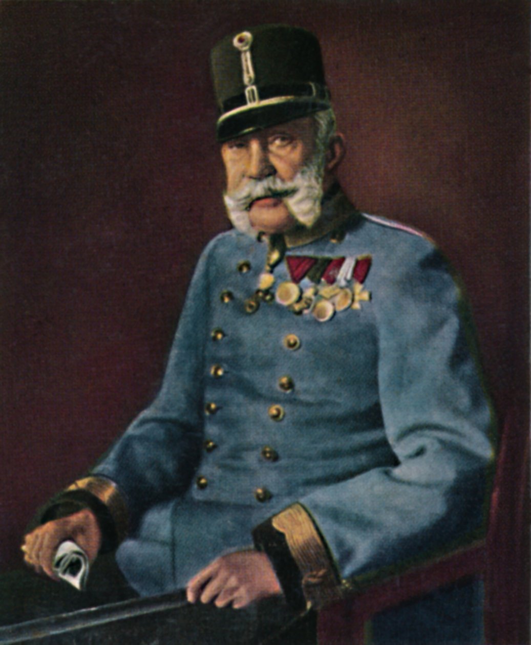 奥地利皇帝弗朗兹·约瑟夫（Franz Joseph）1830年至1916年，1934年。 作者 不明