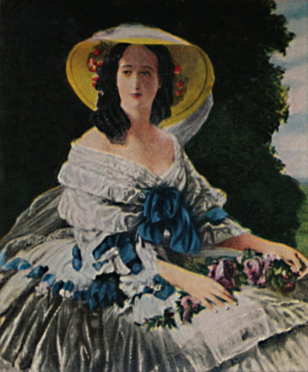 欧仁妮皇后1826-1920年。 -温特豪德绘画，1934年。 作者 不明