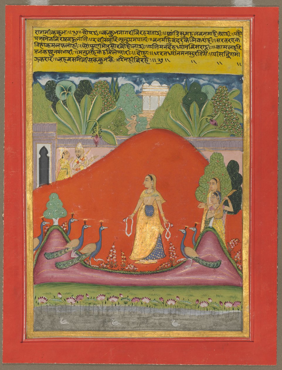 卡库巴·拉吉尼（cakubha Ragini） 1750。 作者 不明
