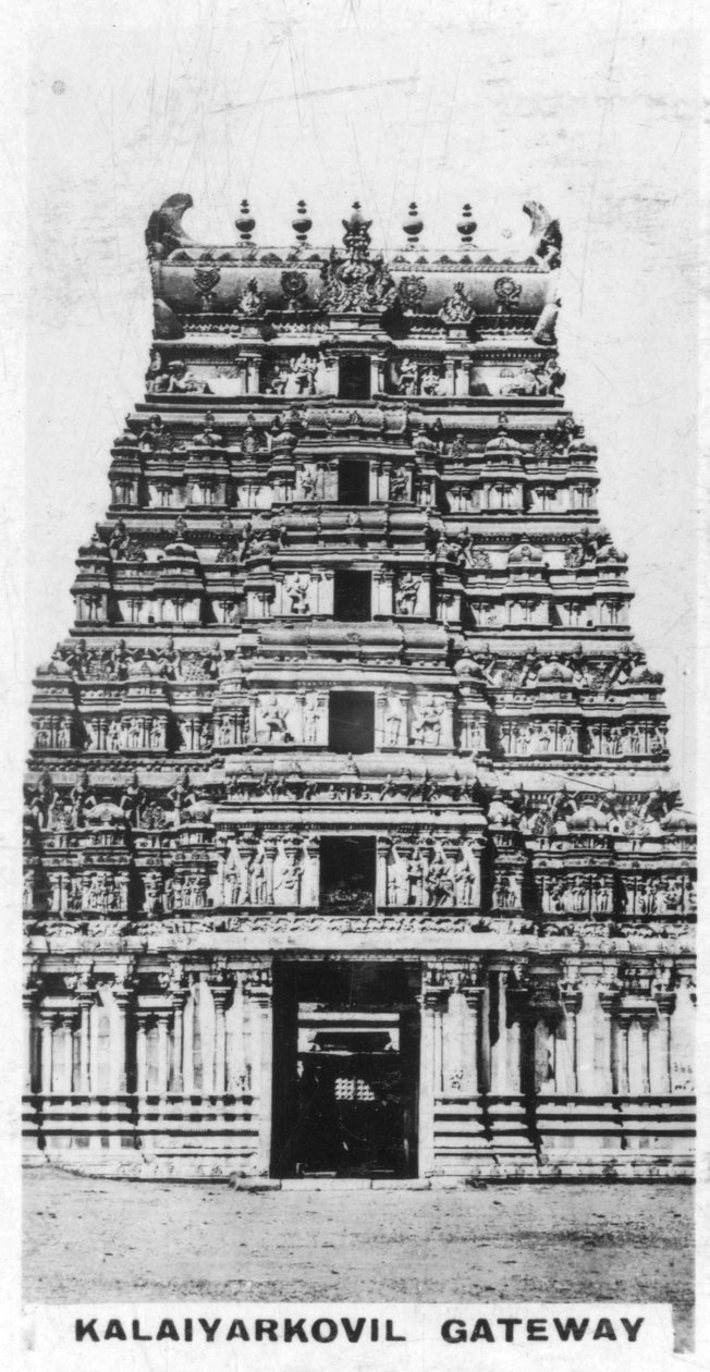 印度Kalaiyarkovil Gateway，c1925 作者 不明
