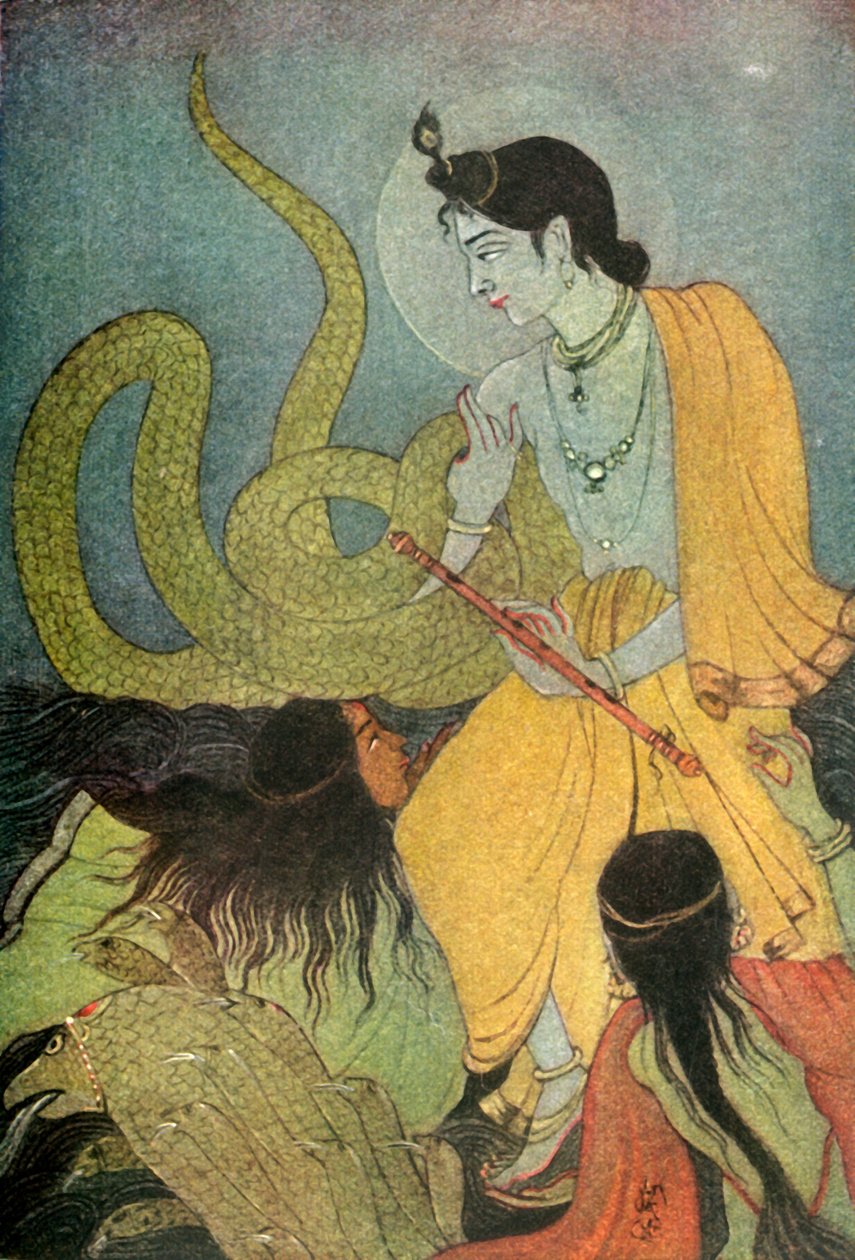 Kaliya Damana》，1920年。 作者 不明