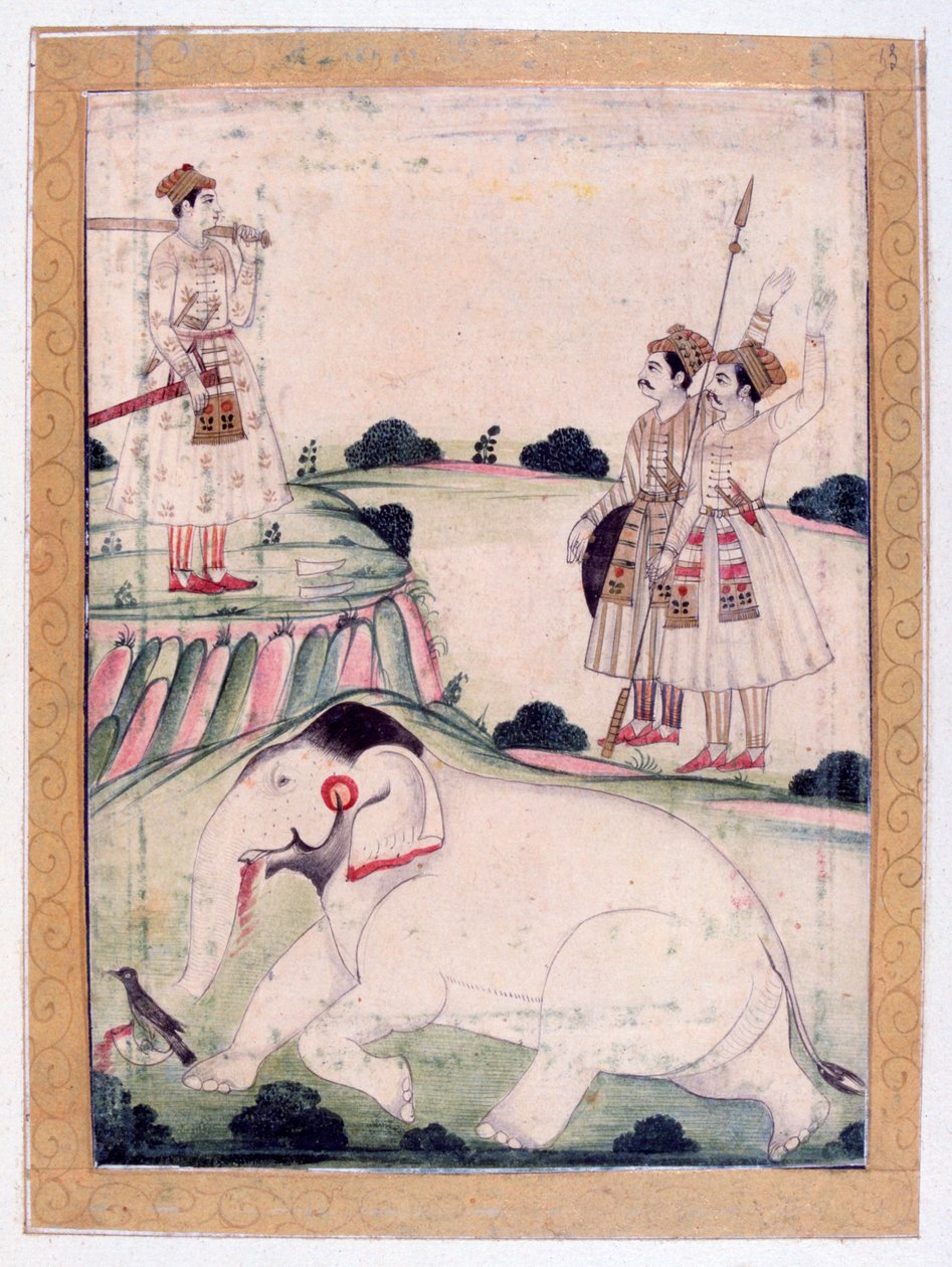 卡纳达·拉吉尼（Kanada Ragini），拉加马拉专辑（Ragamala Album），拉贾斯坦邦学校，19世纪 作者 不明