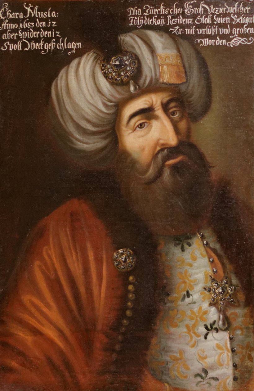卡拉·穆斯塔法·帕夏（Kara Mustafa Pasha），奥斯曼帝国大祭司，约1683年 作者 不明