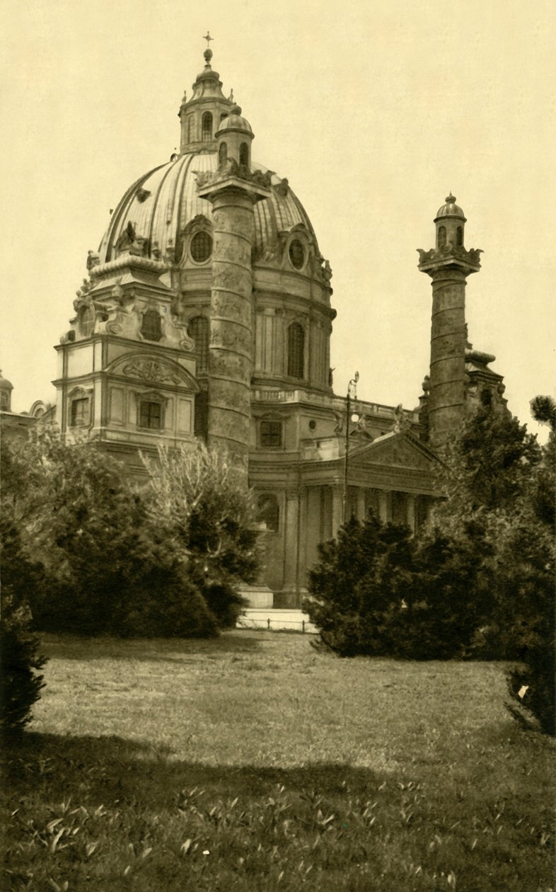 Karlskirche，维也纳，奥地利，c1935年。 作者 不明