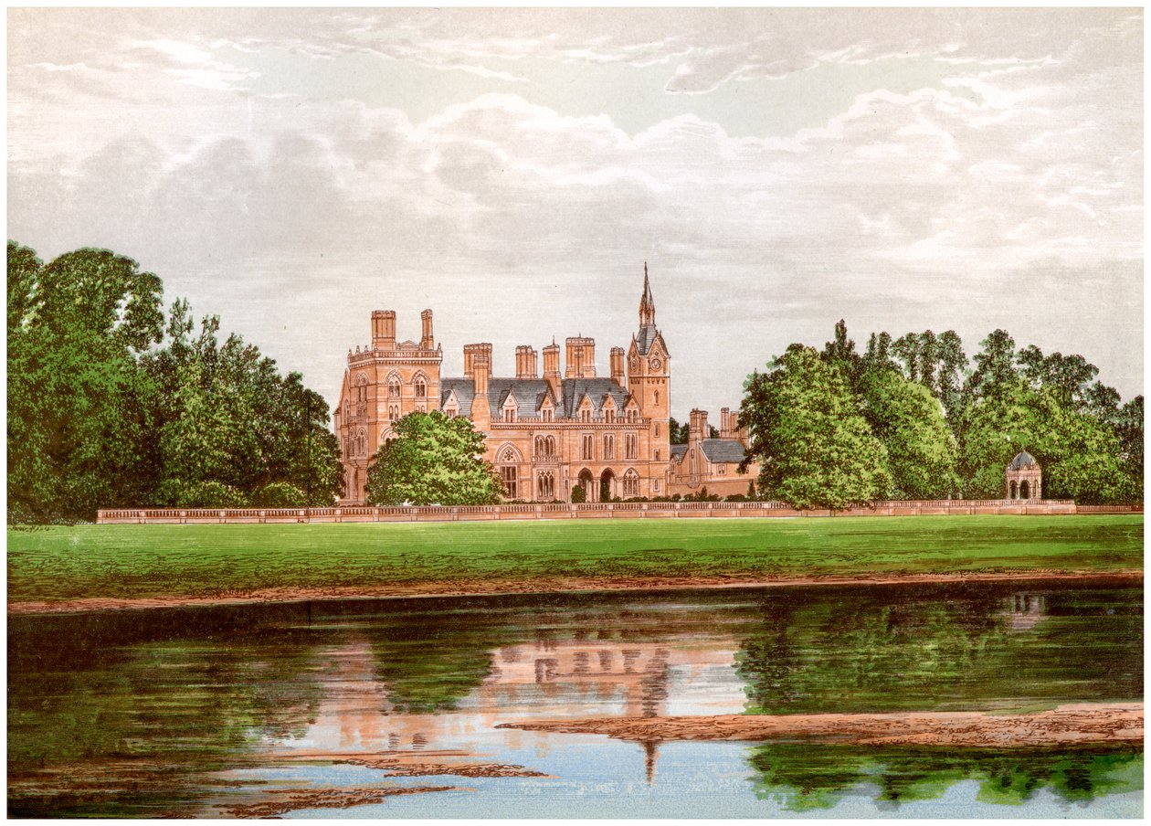 诺丁汉郡凯勒姆音乐厅（Kelham Hall），曼纳斯·萨顿家族（Manners-Sutton family）住所，约建于1880年 作者 不明