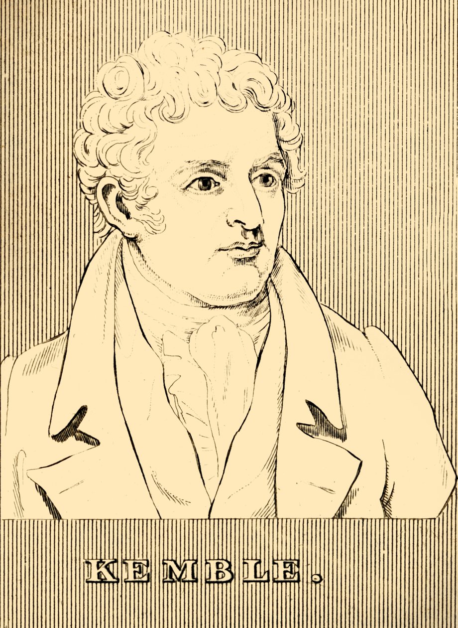 肯布尔（Kemble），1757-1823年，1830年。 作者 不明