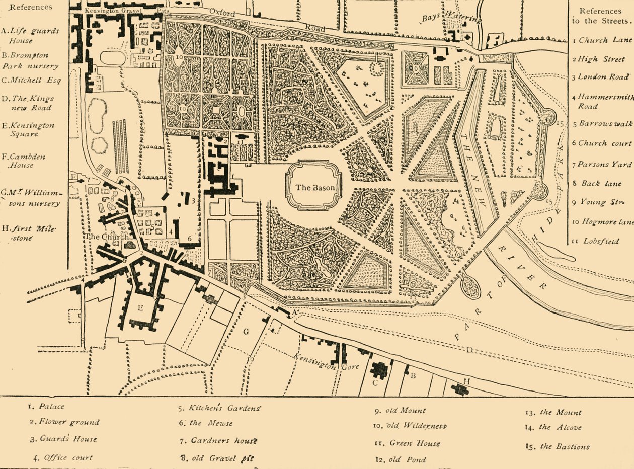 肯辛顿（Kensington），1764年，建于1876年。 作者 不明