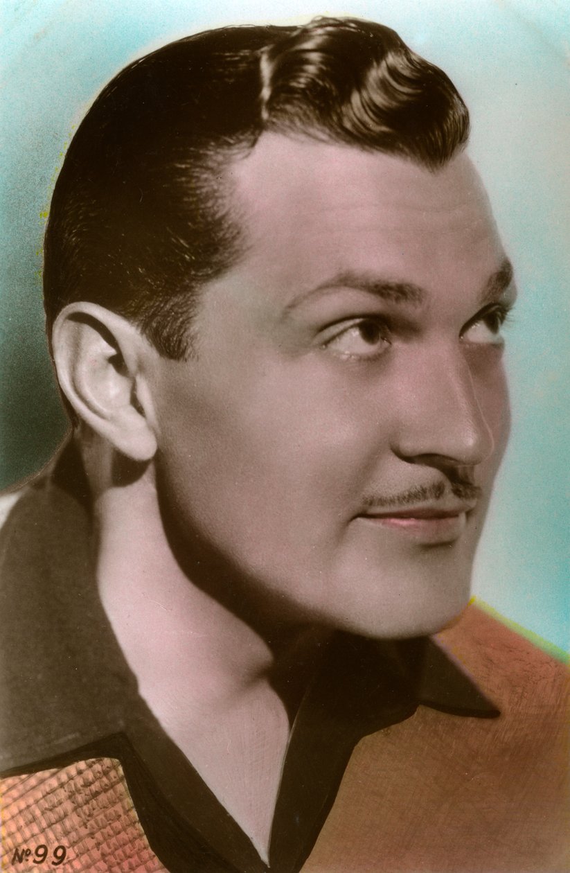 肯特·泰勒（Kent Taylor）1906-1987，美国演员，c1930年代 作者 不明