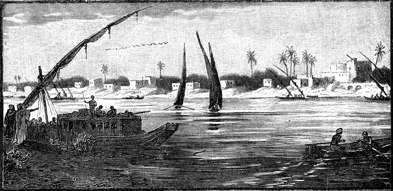 1900年，苏丹首都喀土穆 作者 不明
