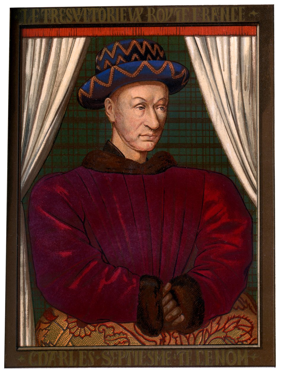 法国查理七世国王1403-1461，c1445 1849 作者 不明