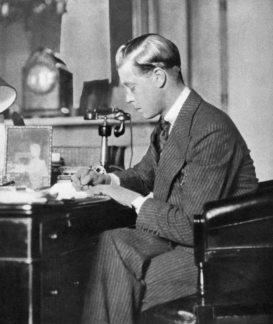 1936年，爱德华八世国王开始工作 作者 不明