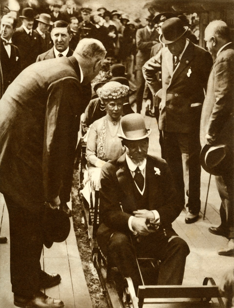 乔治五世国王和玛丽皇后...英国帝国展览，温布利，伦敦，1925年，1935年。 作者 不明