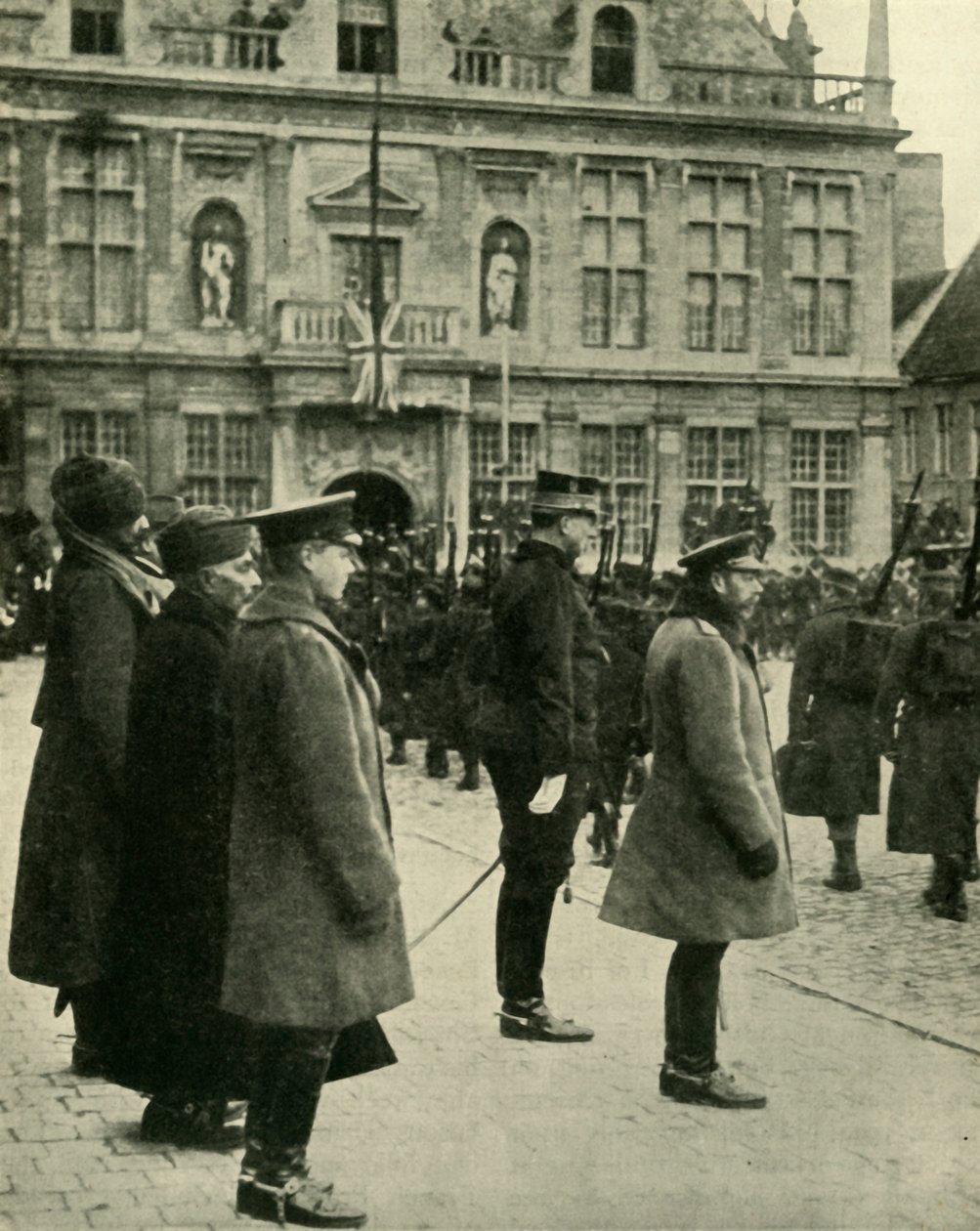 第一次世界大战，1920年12月4日，乔治五世国王在比利时弗恩斯举行。 作者 不明