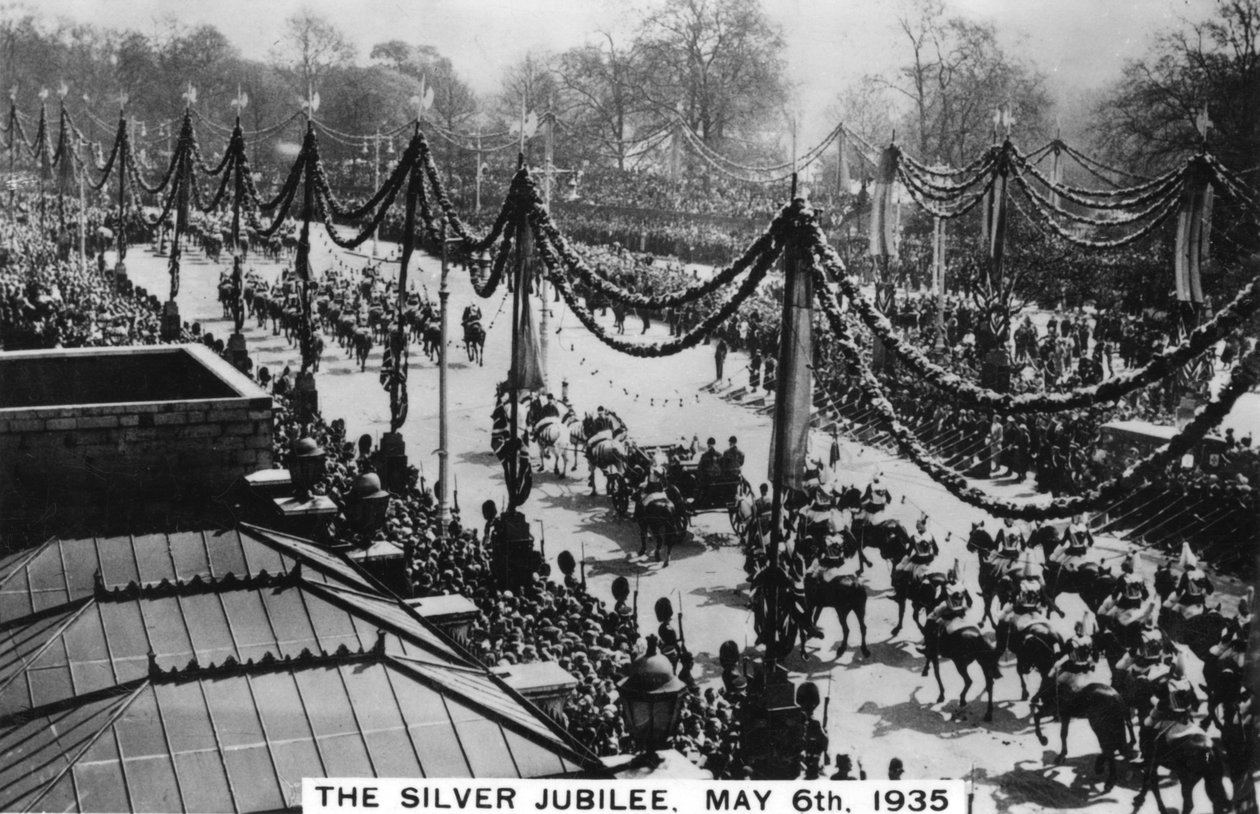1935年5月6日，伦敦国王乔治VS银禧纪念日 作者 不明