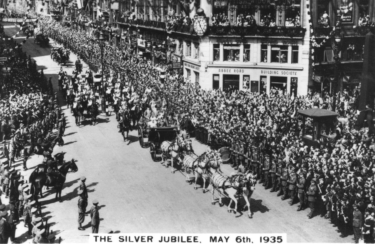 1935年5月6日，伦敦国王乔治VS银禧纪念日 作者 不明