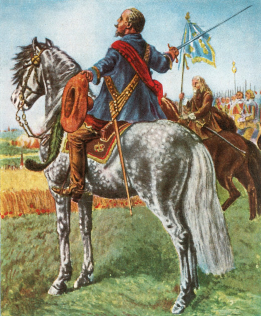 瑞典国王古斯塔夫·阿道夫斯（Gustavus Adolphus），1936年。 作者 不明