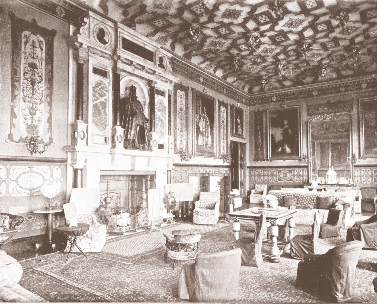 詹姆士国王室（King Jamess Room），哈特菲尔德之家，哈特菲尔德，赫特福德郡，1894年。 作者 不明