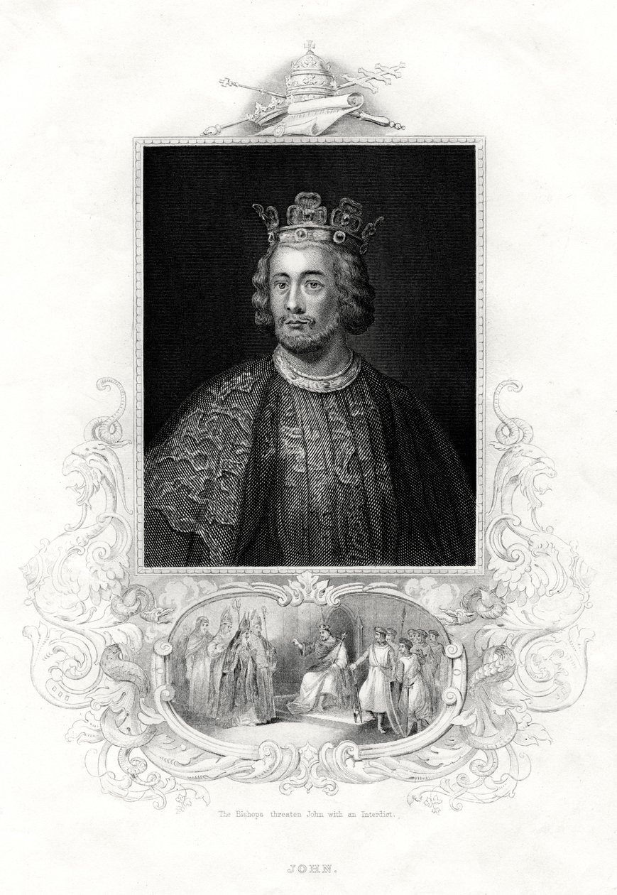 英格兰国王约翰，1860年 作者 不明