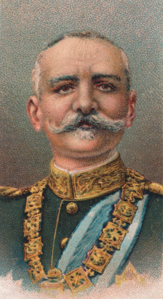 塞尔维亚国王彼得一世（1844-1921年），1917年 作者 不明