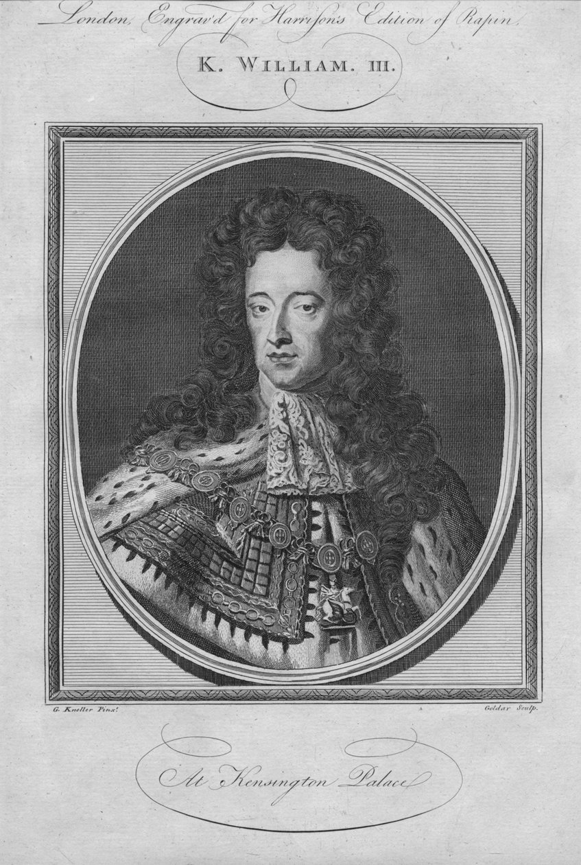 威廉三世国王，1784年。 作者 不明