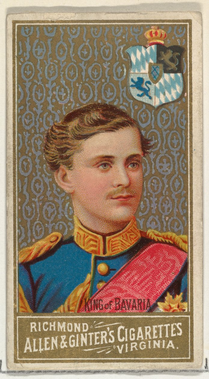 巴伐利亚国王，来自Allen & Ginter Cigarettes的World