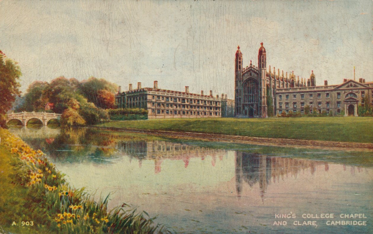 剑桥大学国王学院礼拜堂和克莱尔学院，c1935年 作者 不明