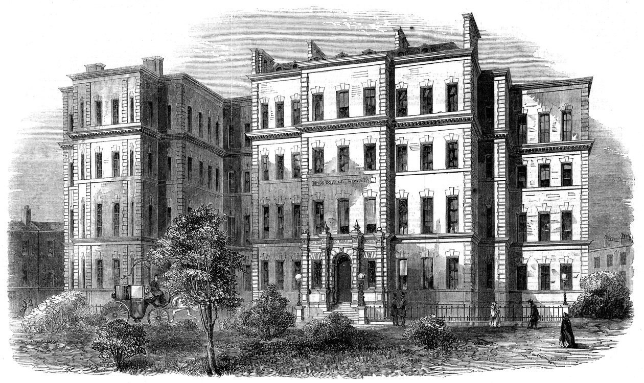 国王学院医院，葡萄牙街，林肯旅馆，伦敦，大约18世纪60年代 作者 不明