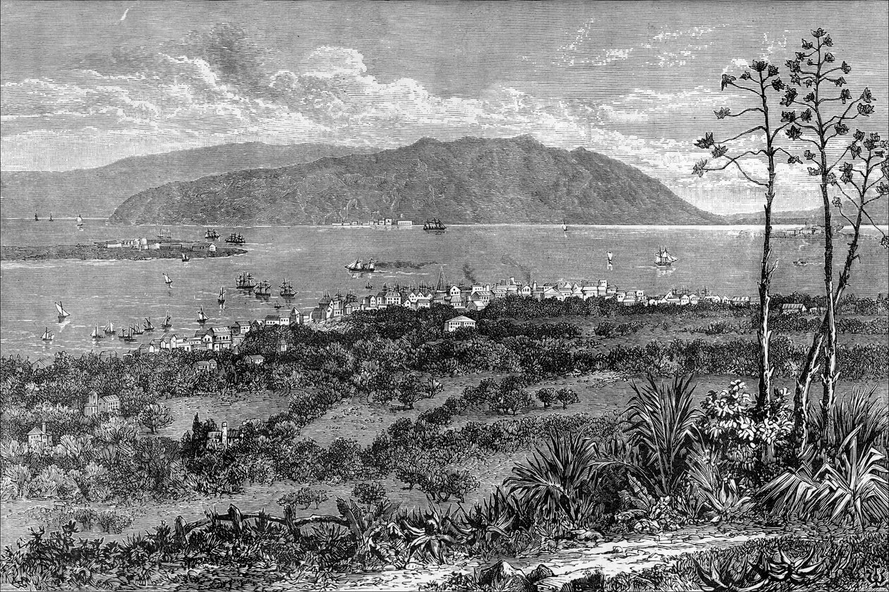 牙买加金斯敦港，约建于1880年 作者 不明