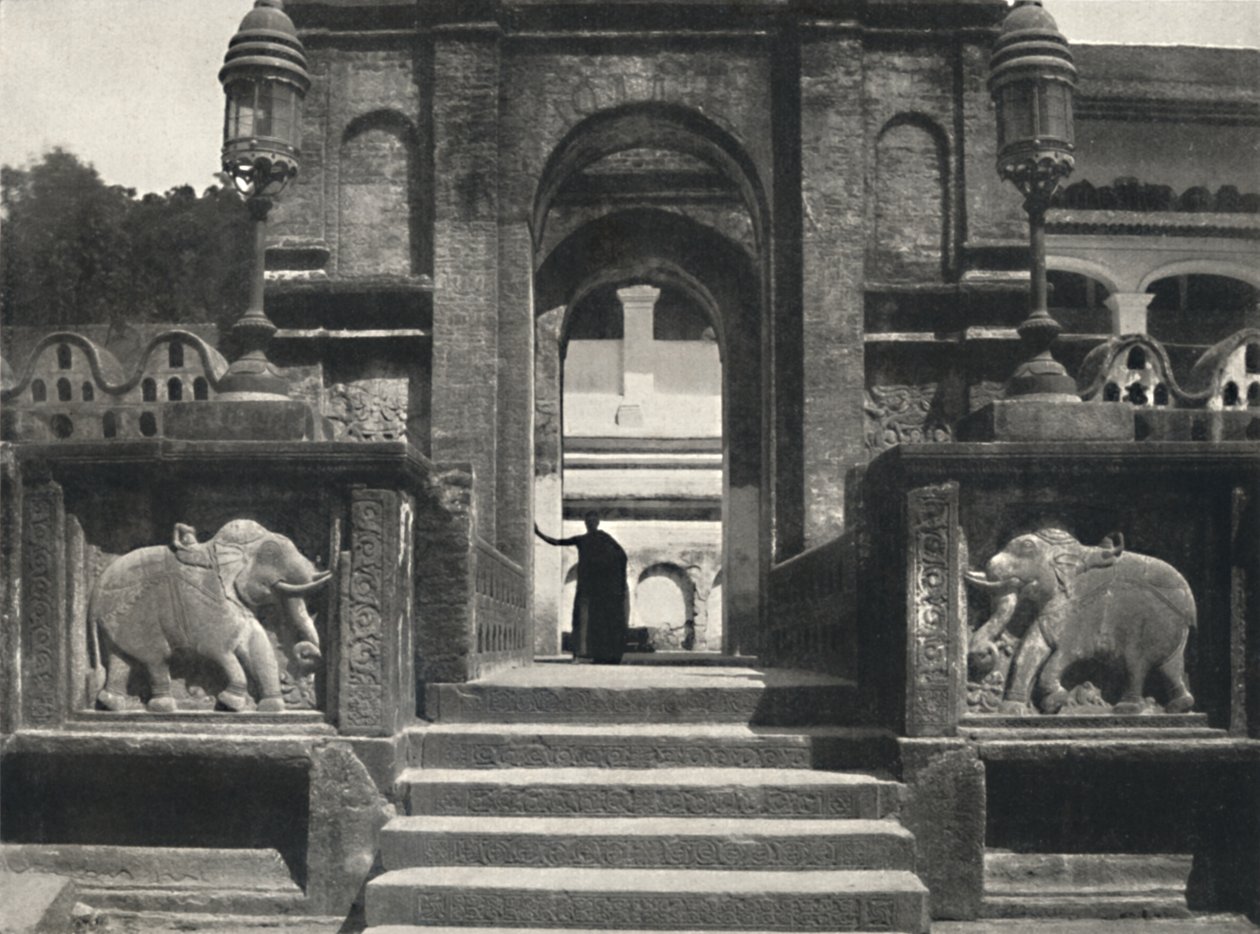 神圣牙齿圣殿中的修道院康提，达里马里河维哈拉，1926年 作者 不明