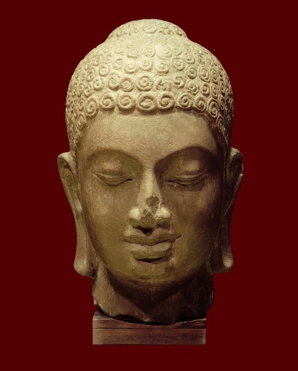 Kopf eines Buddha kambodschanisch, Prä-Angkor-Periode, 7. Jh. 作者 不明
