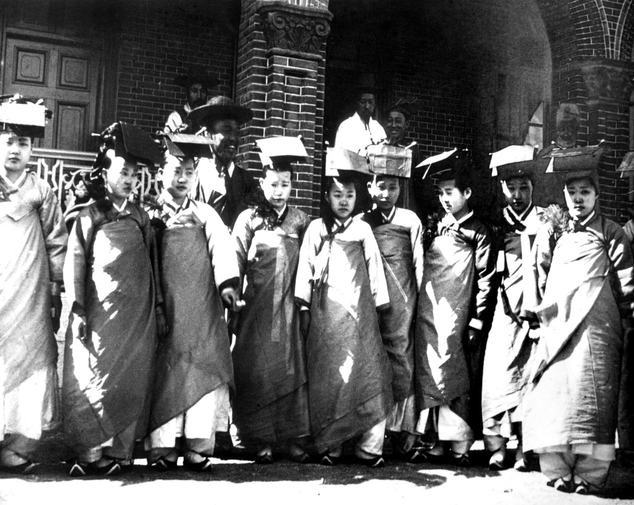1900年的韩国女孩 作者 不明