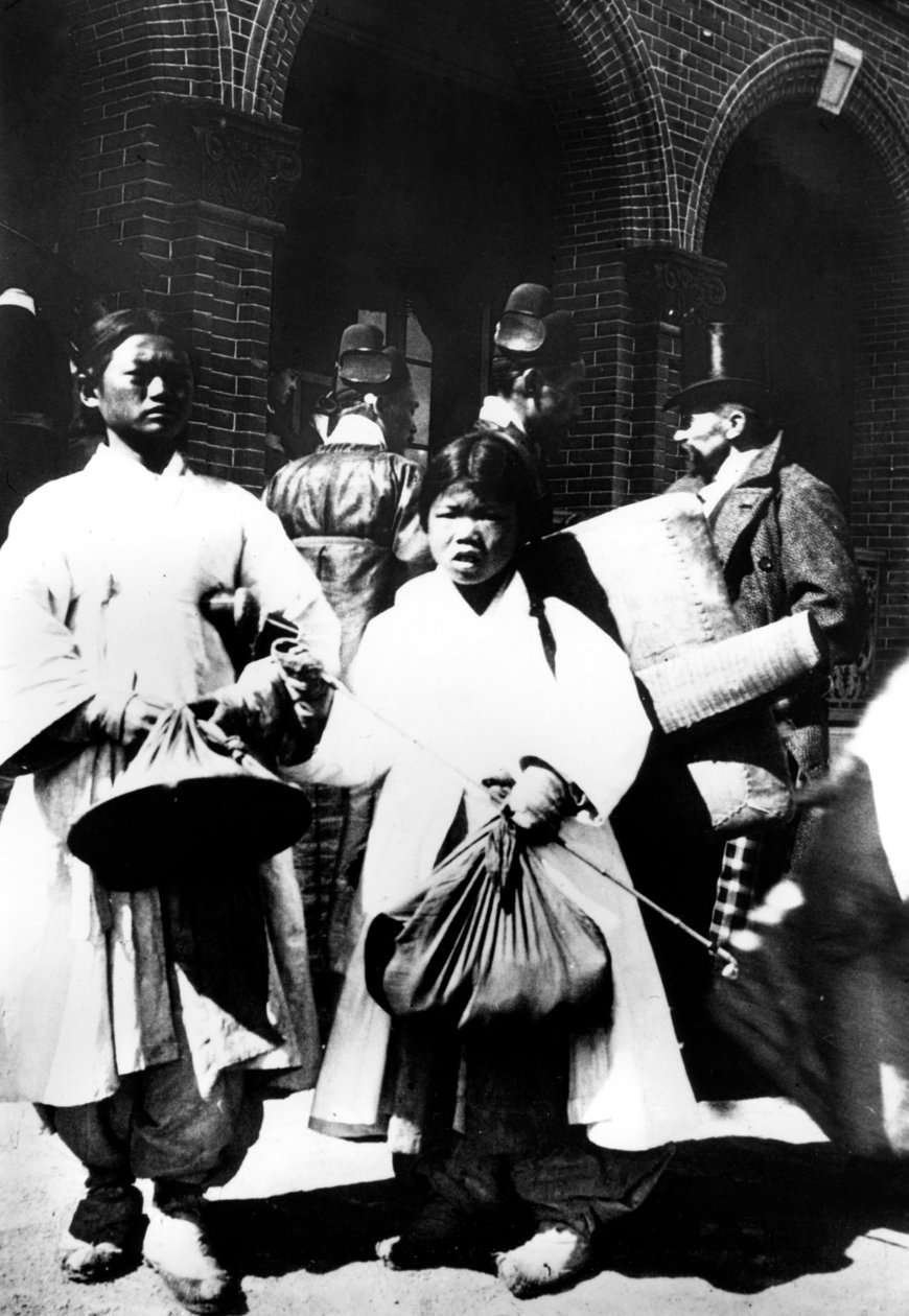 韩国人，韩国，1900年 作者 不明