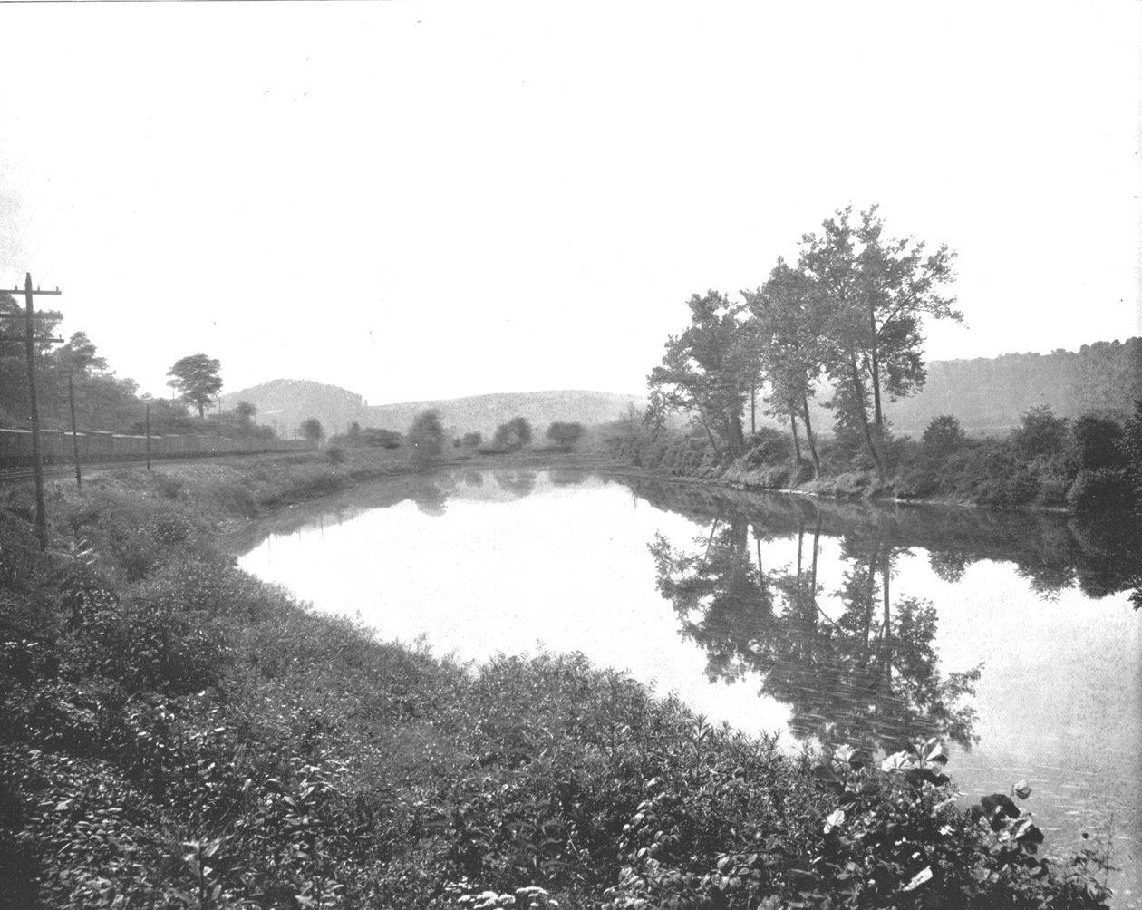 拉科尔（La Colle）向西看，宾夕法尼亚州的铁路，美国，c1900年。 作者 不明