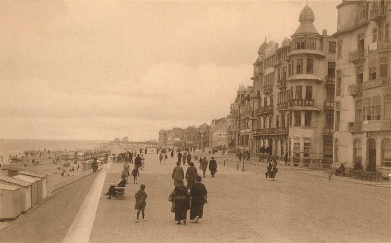 拉迪格（La Digue），海滨长廊，约摄于1900年。 作者 不明