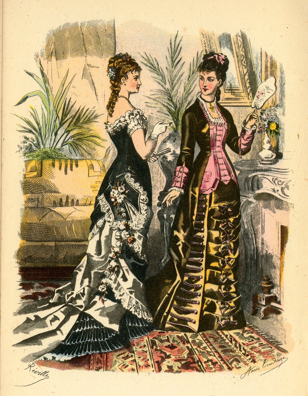 La Mode Illustree，1878年，1943年。 作者 不明