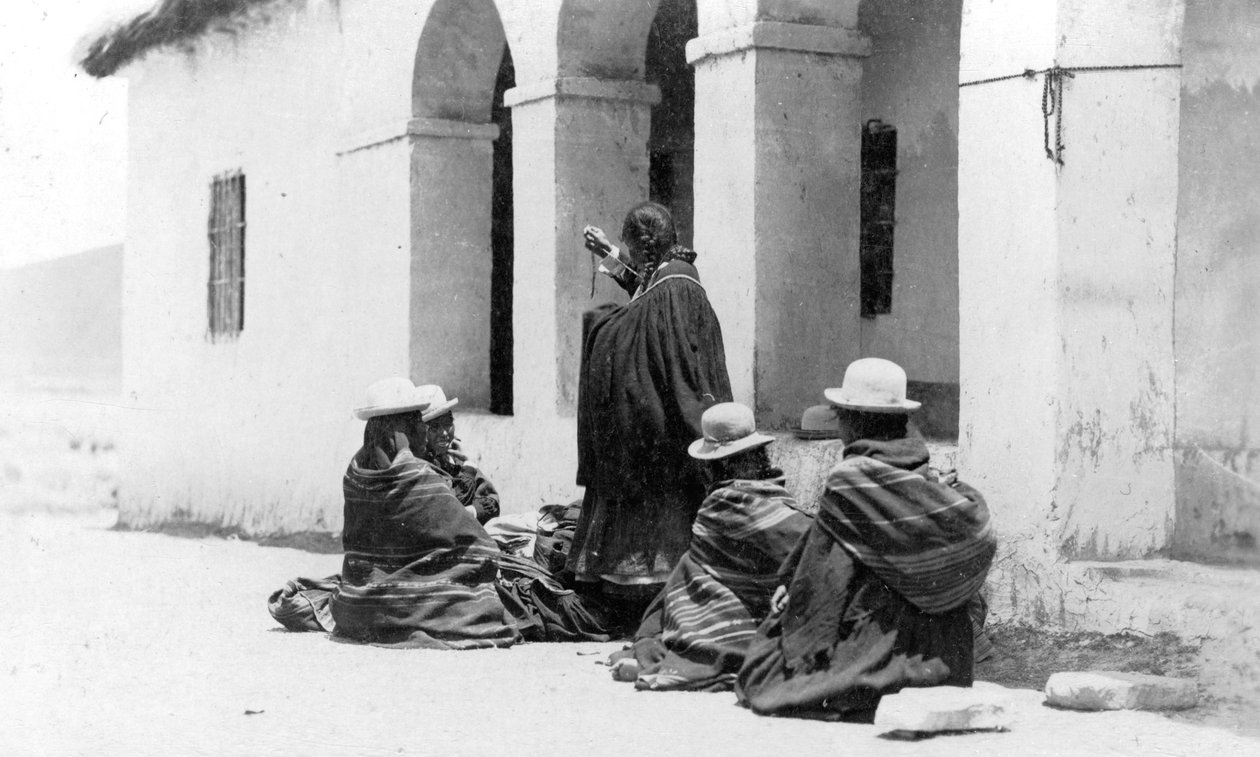 玻利维亚拉巴斯，1900年代 作者 不明