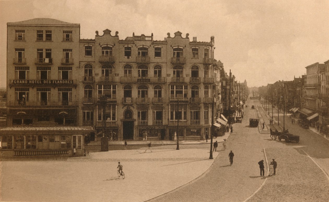 公众广场和Lippens大道，城市广场和Lippens大道，约建于1900年。 作者 不明