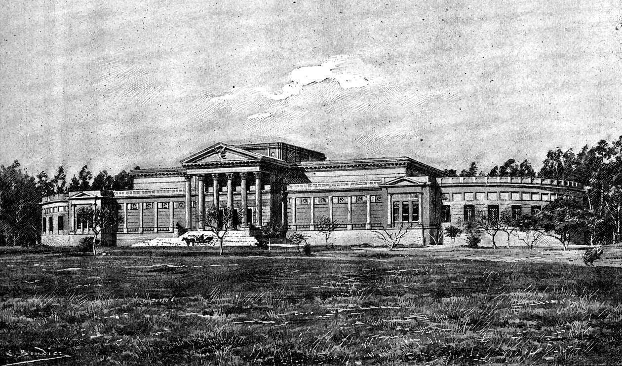 拉普拉塔博物馆，拉普拉塔，阿根廷布宜诺斯艾利斯，1895年 作者 不明