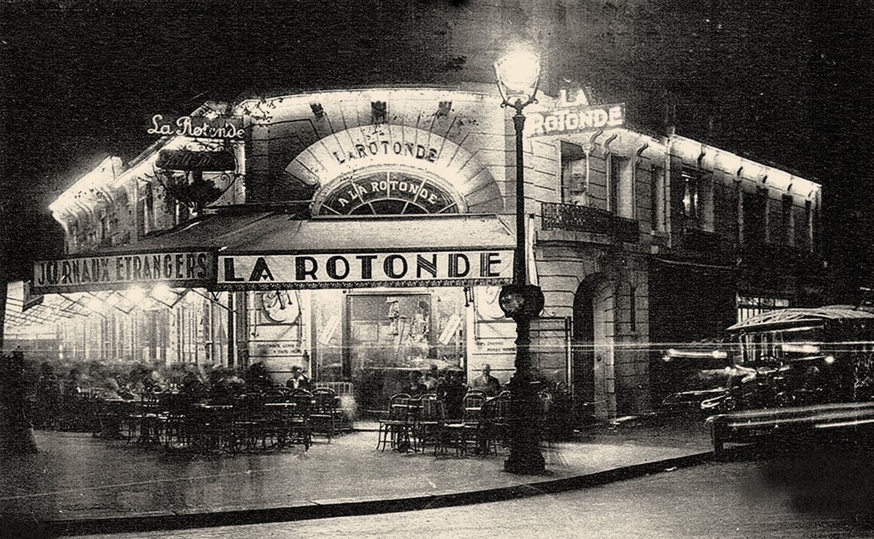 La Rotonde, Boulevard du Montparnasse, c. 1925. 作者 不明