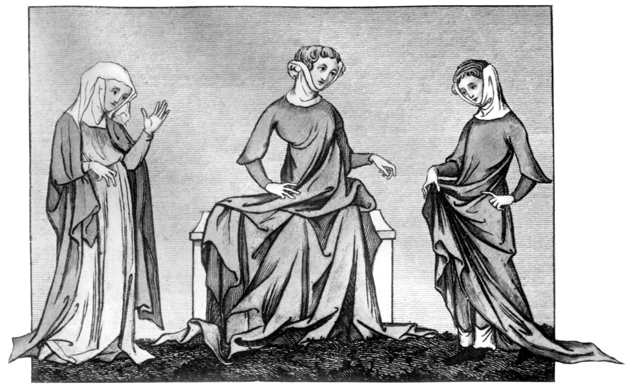 女装，19世纪14世纪 作者 不明